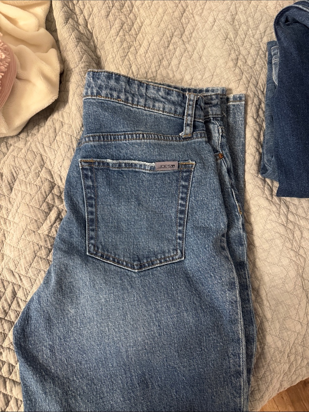 Joe's Jeans High-Rise Light Blue Straight Leg Jeans